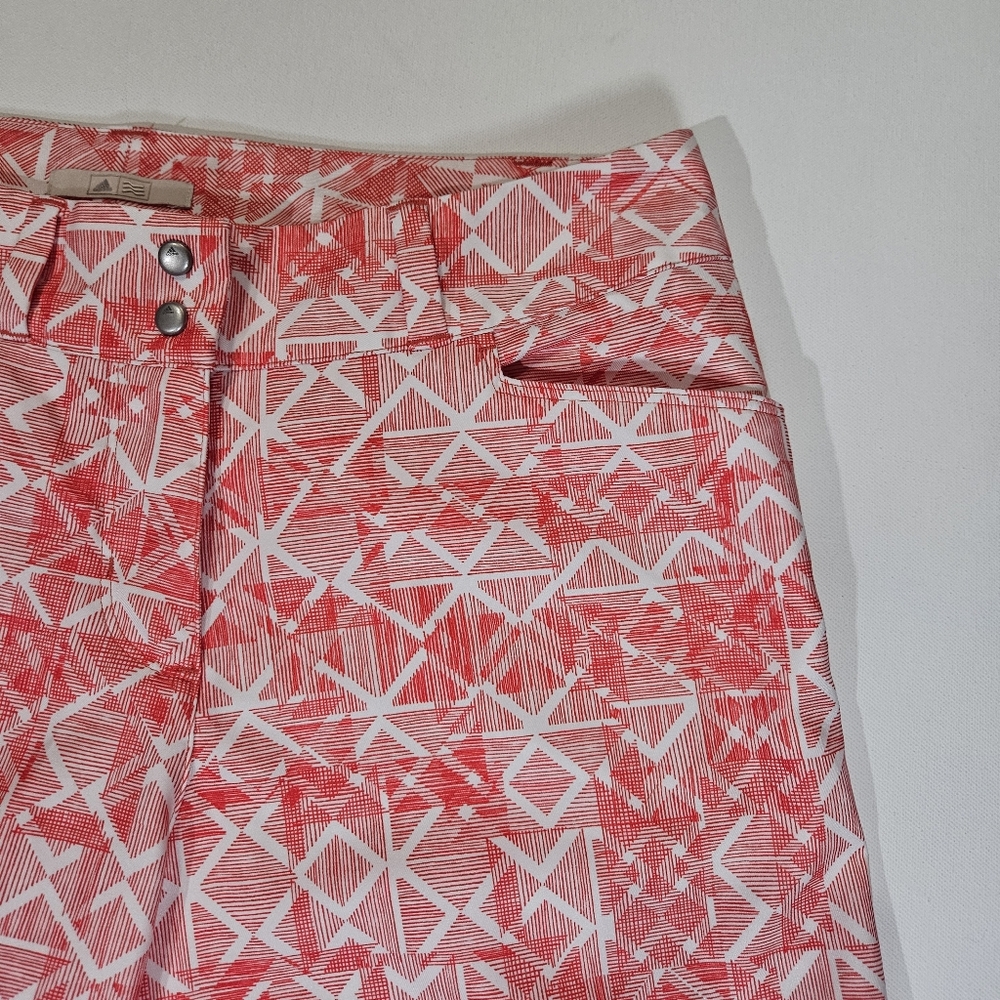 Adidas Golf Shorts Womens 2 Pink White - Picture 3 of 9